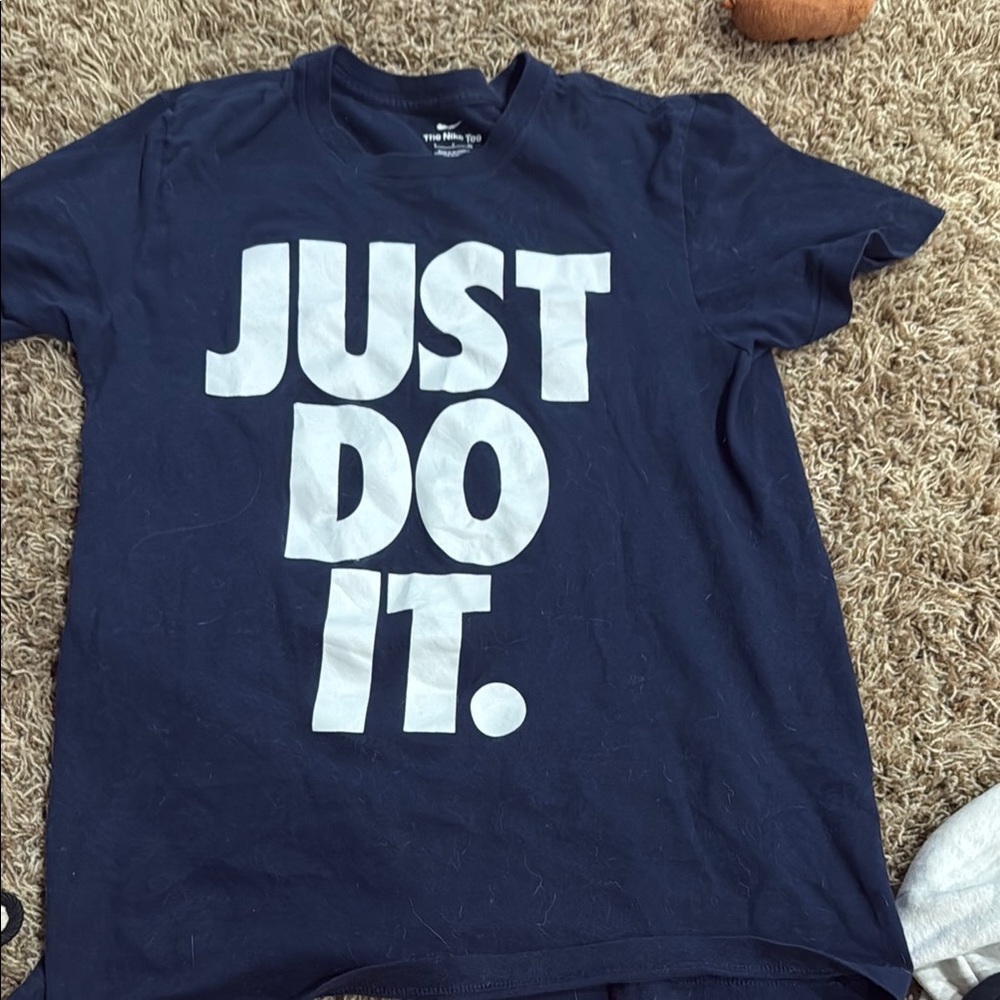 Nike Blue and White Short Sleeve Tees